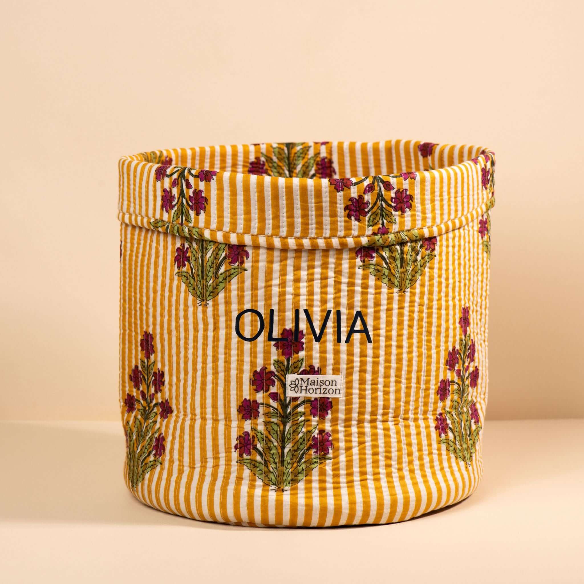 Panier de rangement décoratif Manila.PANIER002.Couleur: Vichy Cerise