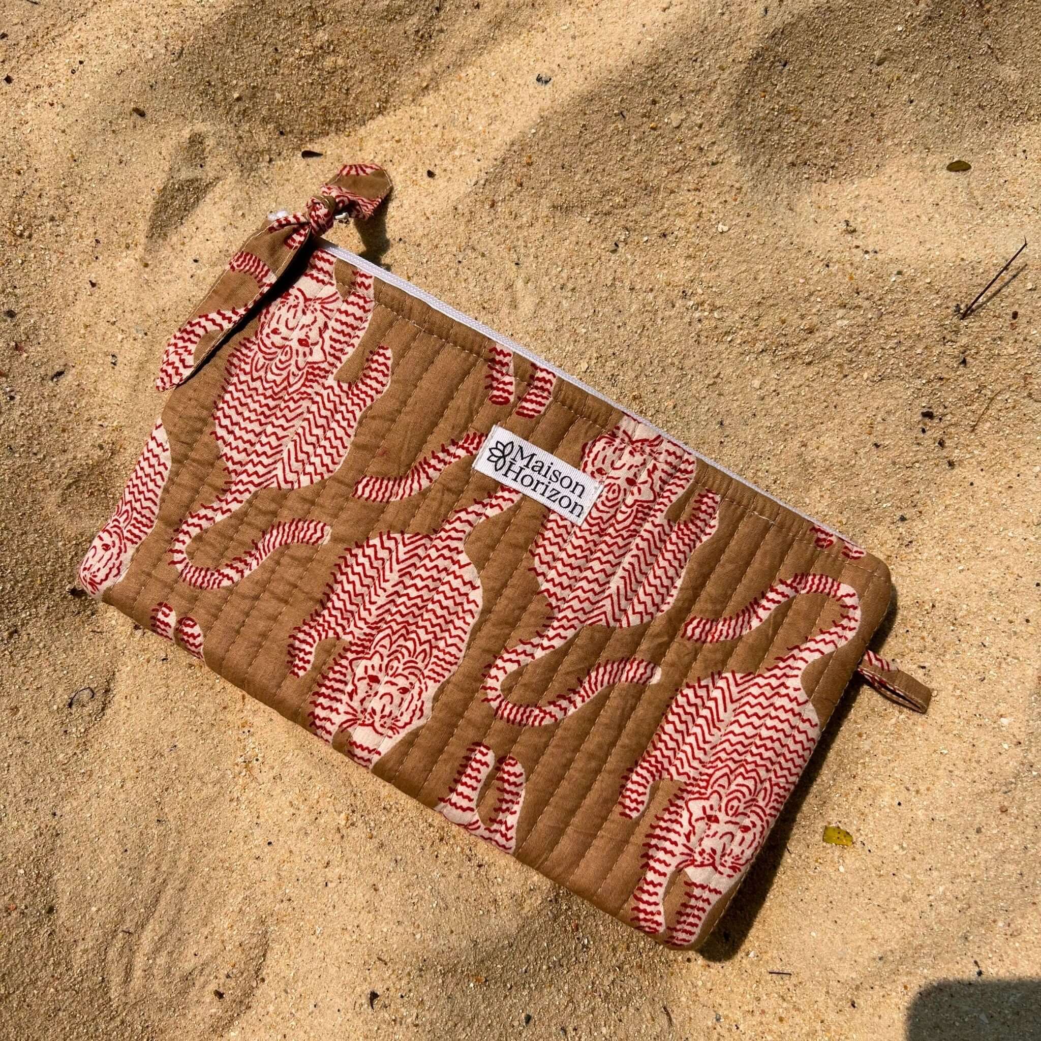 Pochettes fourre-tout Jade.POCH001.Couleur: Vichy Cerise
