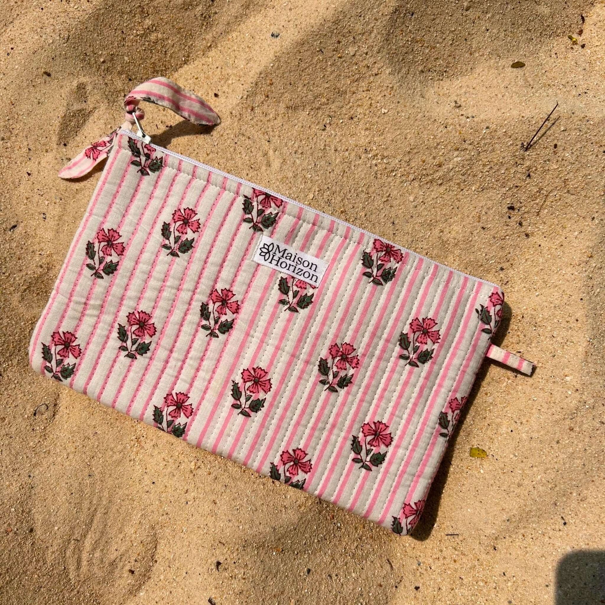 Pochettes fourre-tout Jade.POCH001.Couleur: Vichy Cerise