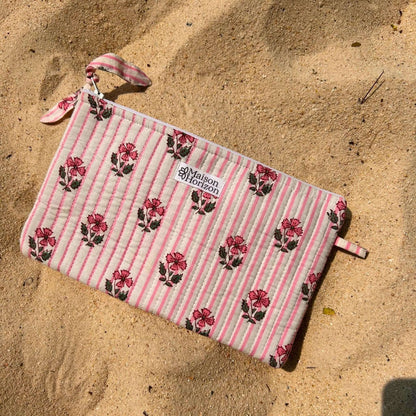 Pochettes fourre-tout Jade.POCH001.Couleur: Vichy Cerise