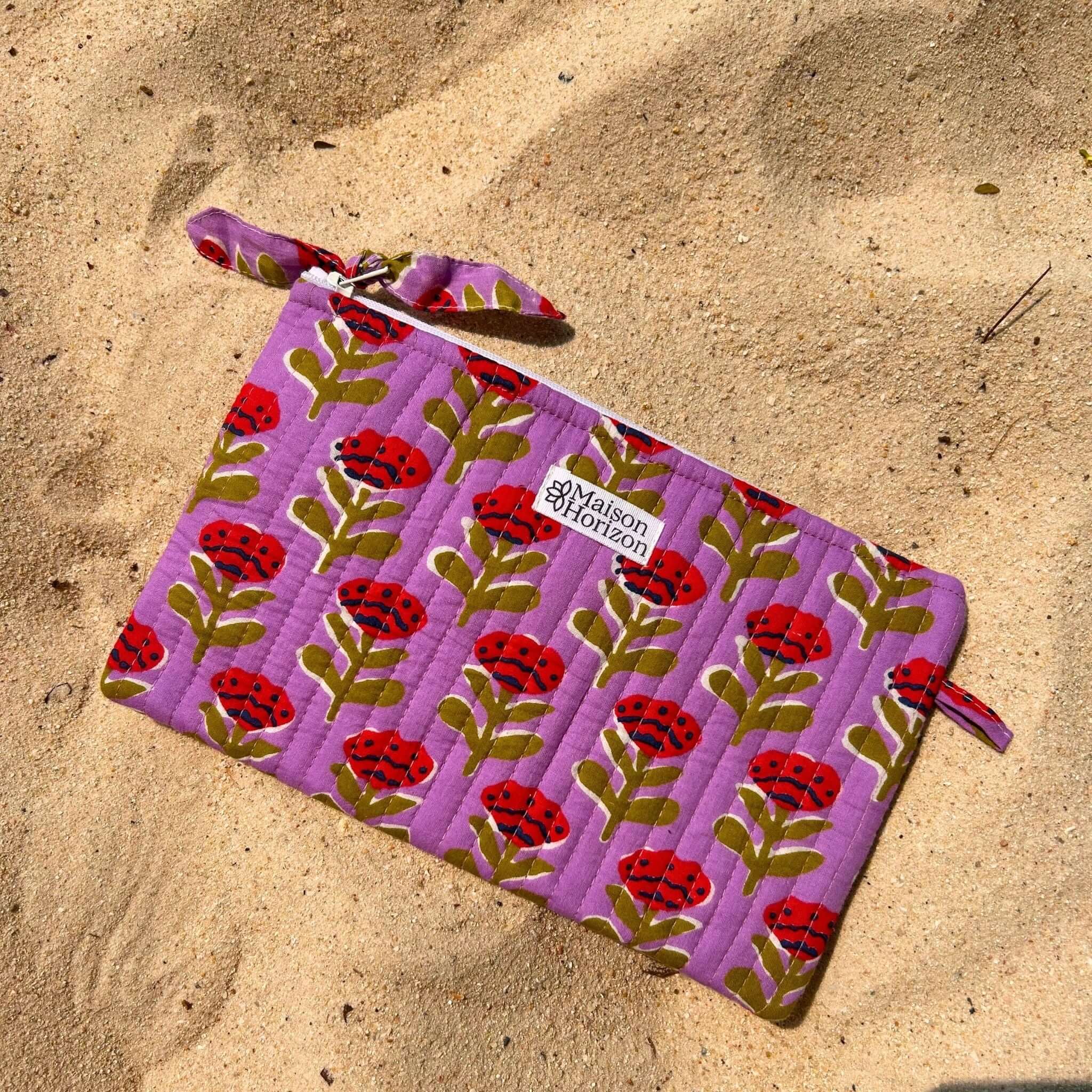 Pochettes fourre-tout Jade.POCH001.Couleur: Vichy Cerise