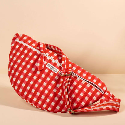 Sac Banane à Langer Kimi.BANA050.Couleur: Vichy Cerise