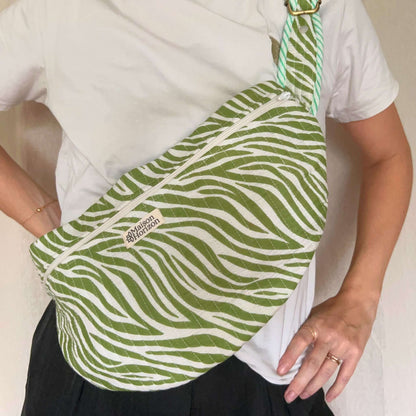 Sac Banane à Langer Kimi.BANA001.Couleur: Kaki Zébré