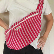 Sac Banane à Langer Kimi.BANA002.Couleur: Rose Rayé