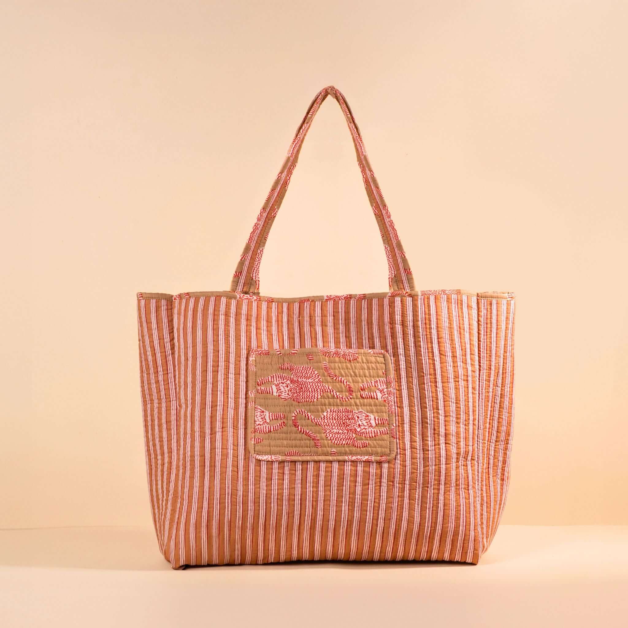 Sac Cabas réversible Deepa.TOTE058.Couleur: Jungle Ciel