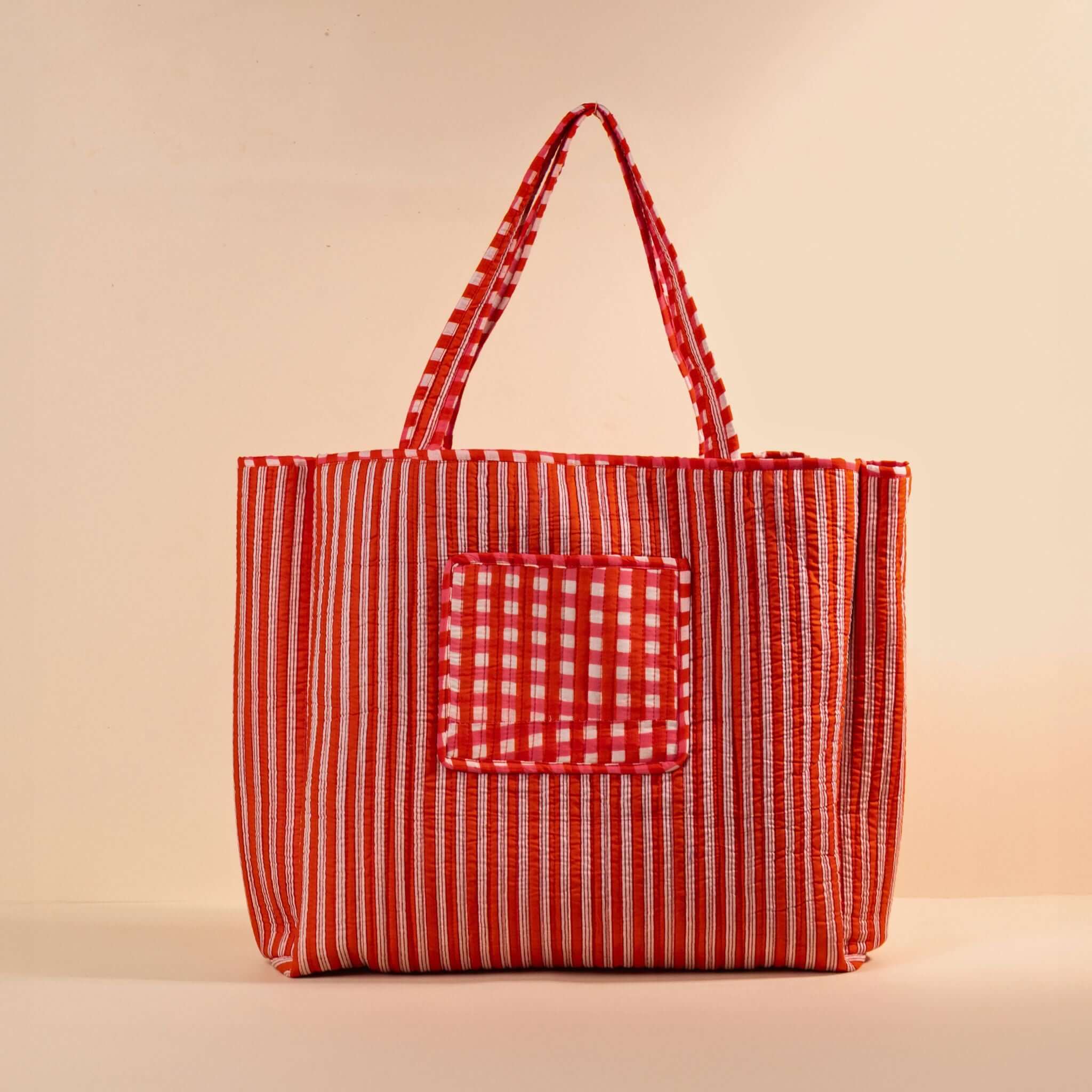 Sac Cabas réversible Deepa.TOTE058.Couleur: Jungle Ciel