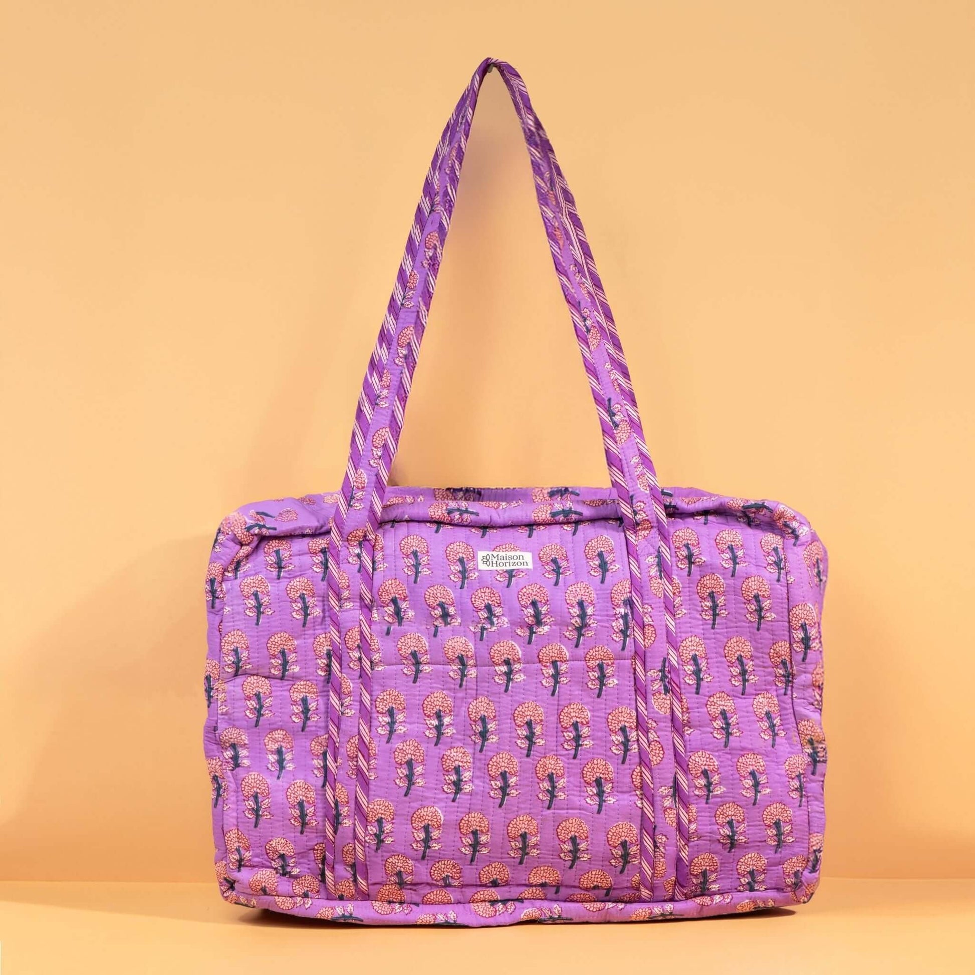 Sac Week-end ou à langer Lola.LOLAV2003.Couleur: Corail Floral