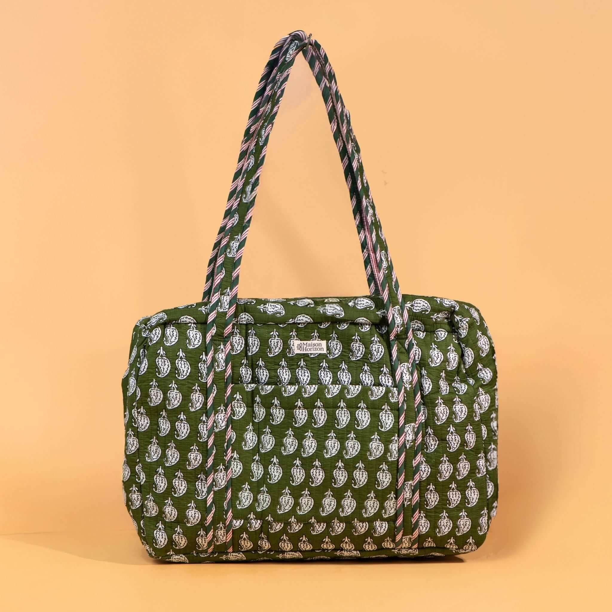 Sac Week-end ou à langer Lola.LOLAV2003.Couleur: Corail Floral