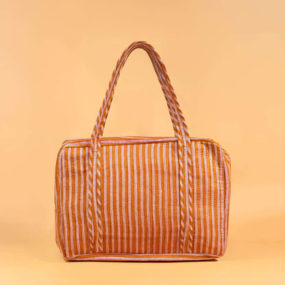 Sac Week-end ou à langer Lola.LOLAV2003.Couleur: Corail Floral
