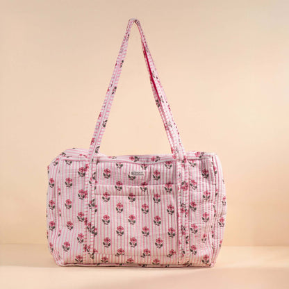 Sac Week-end ou à langer Lola.LOLAV2029.Couleur: Rose paquerette