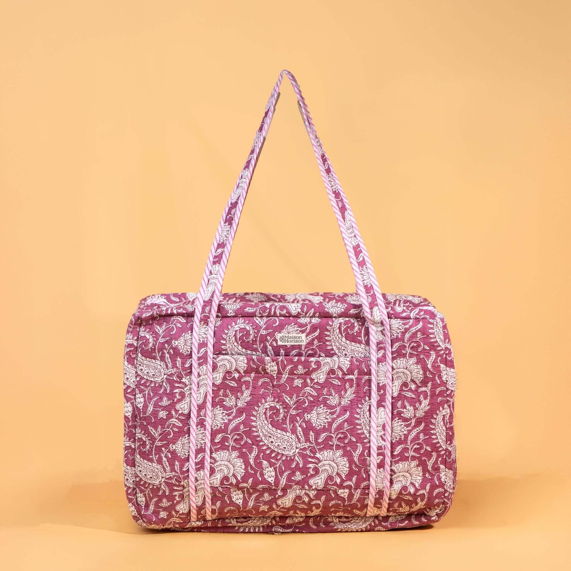 Sac Week-end ou à langer Lola.LOLA033.Couleur: Violet Floral