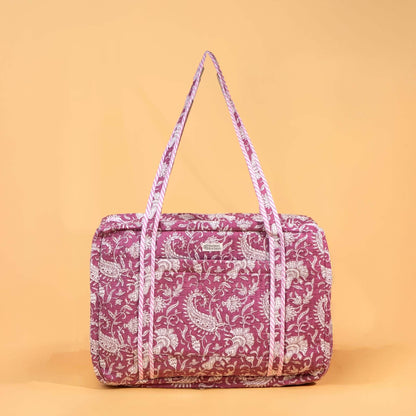 Sac Week-end ou à langer Lola.LOLA033.Couleur: Violet Floral