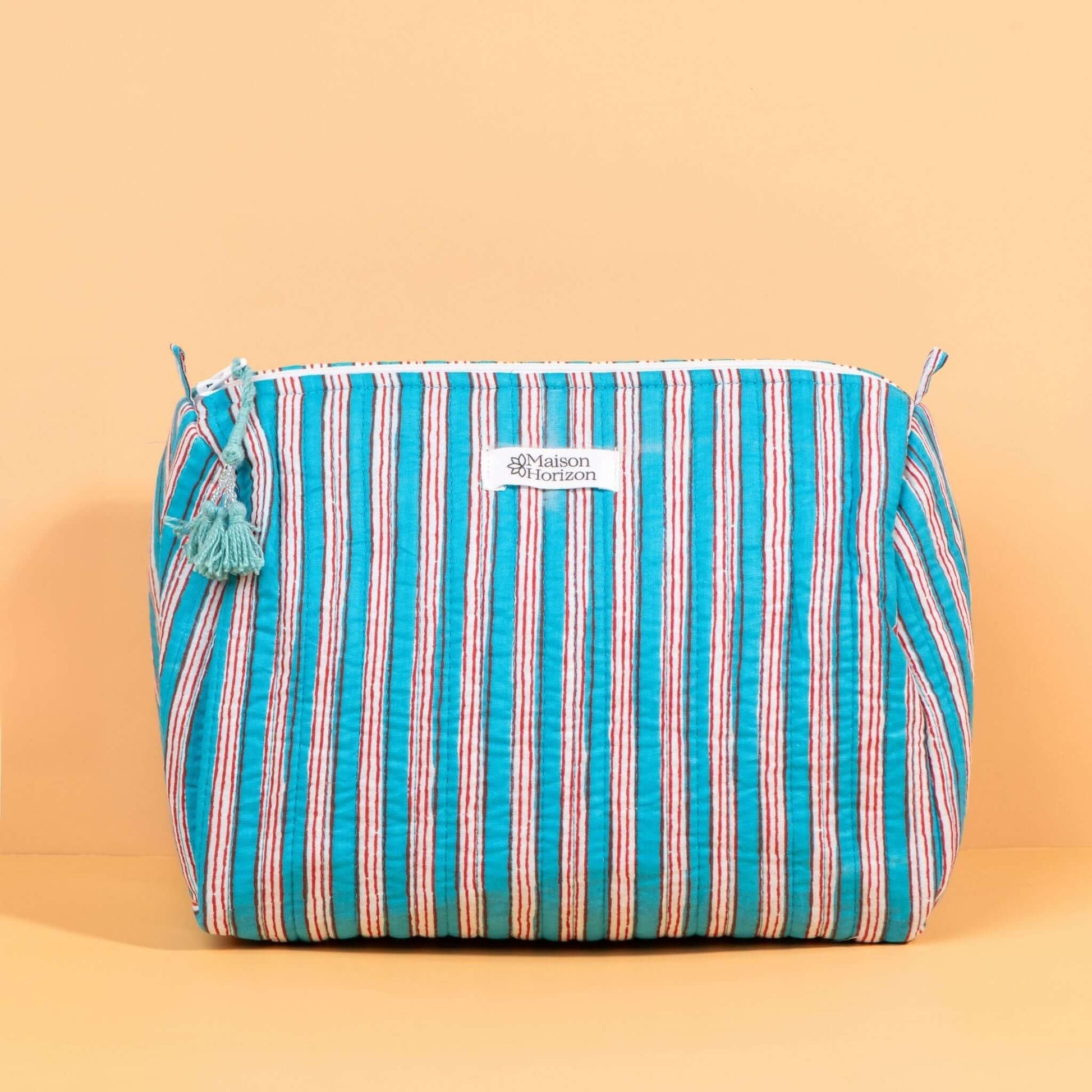 Trousse de toilette Banita.TROU014.Couleur: Bleu rayé