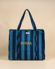 Sac Cabas réversible Deepa Rayures Ultra Bleu